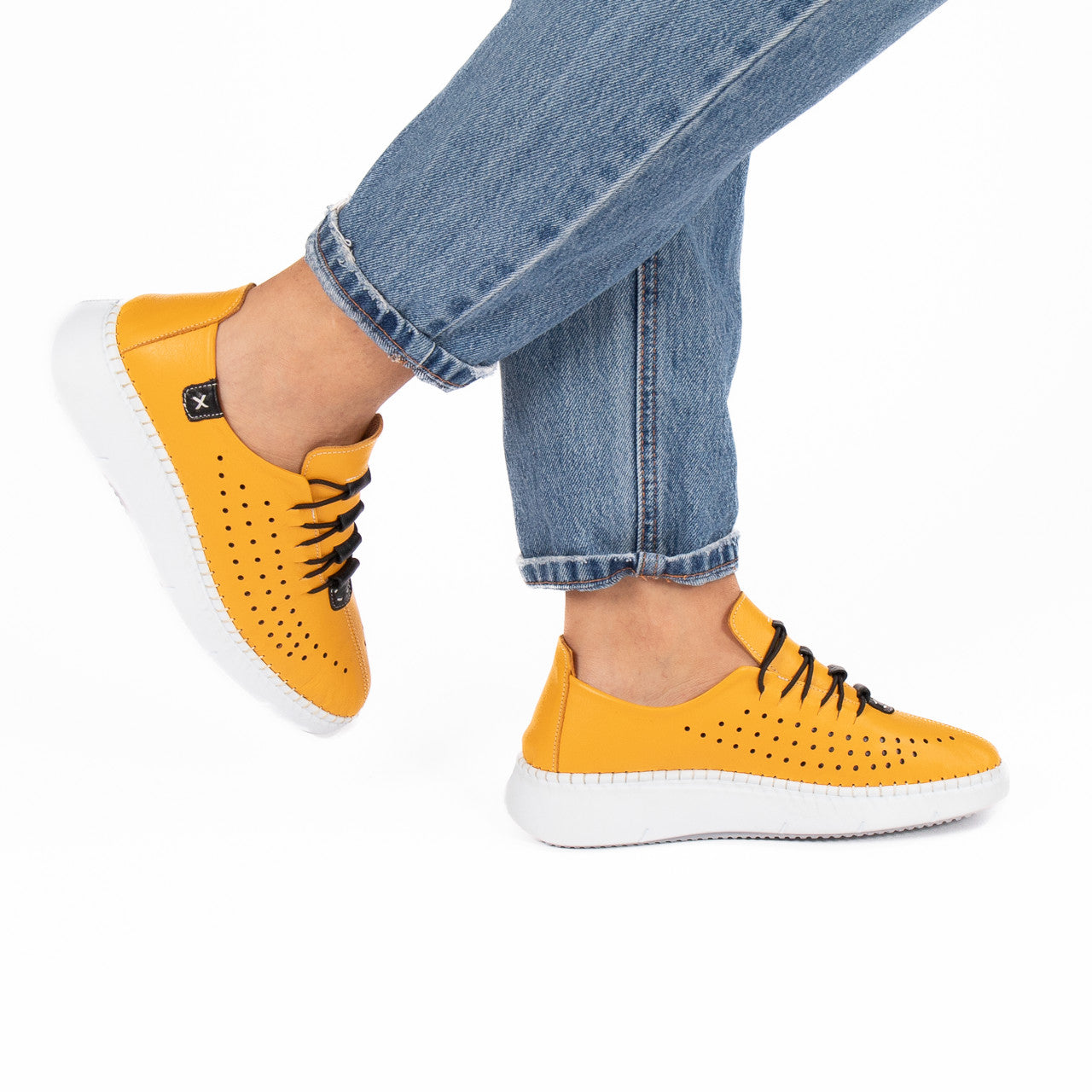 Pantofi dama casual 010 galben
