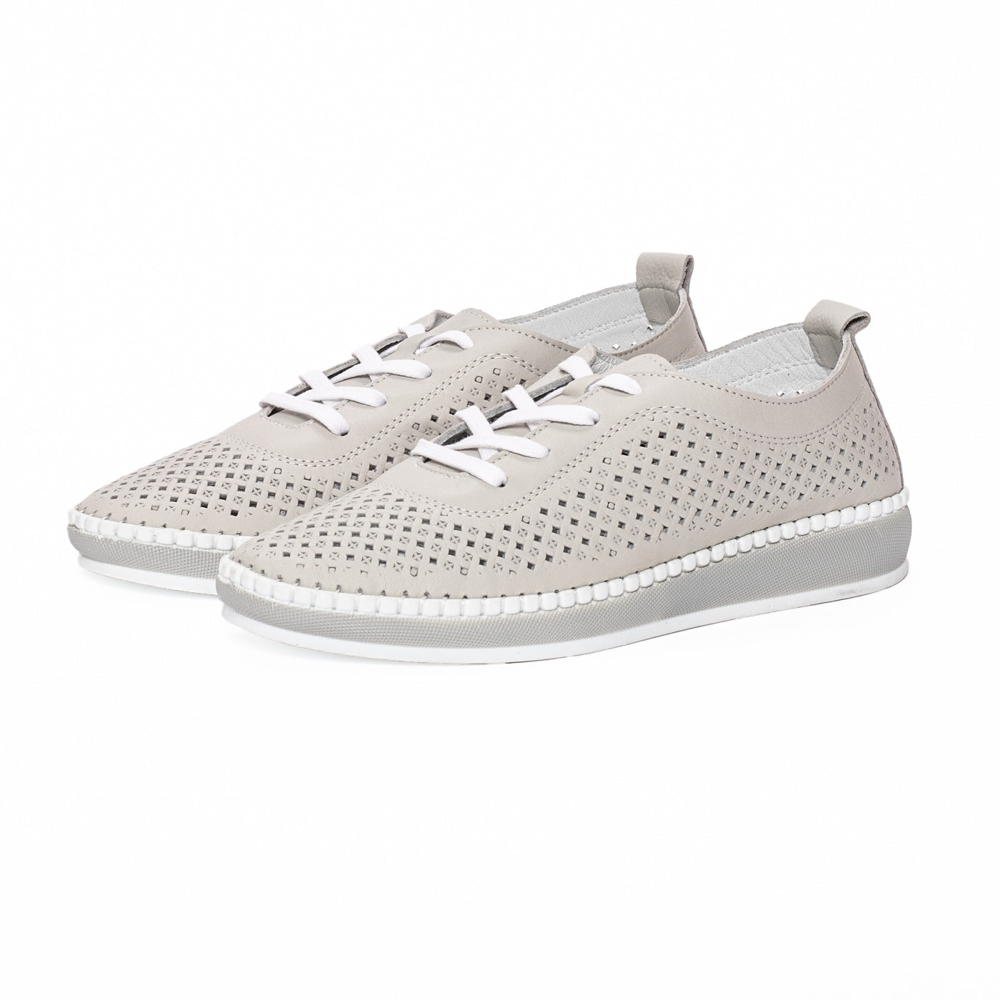 Pantofi dama casual 102 gri deschis