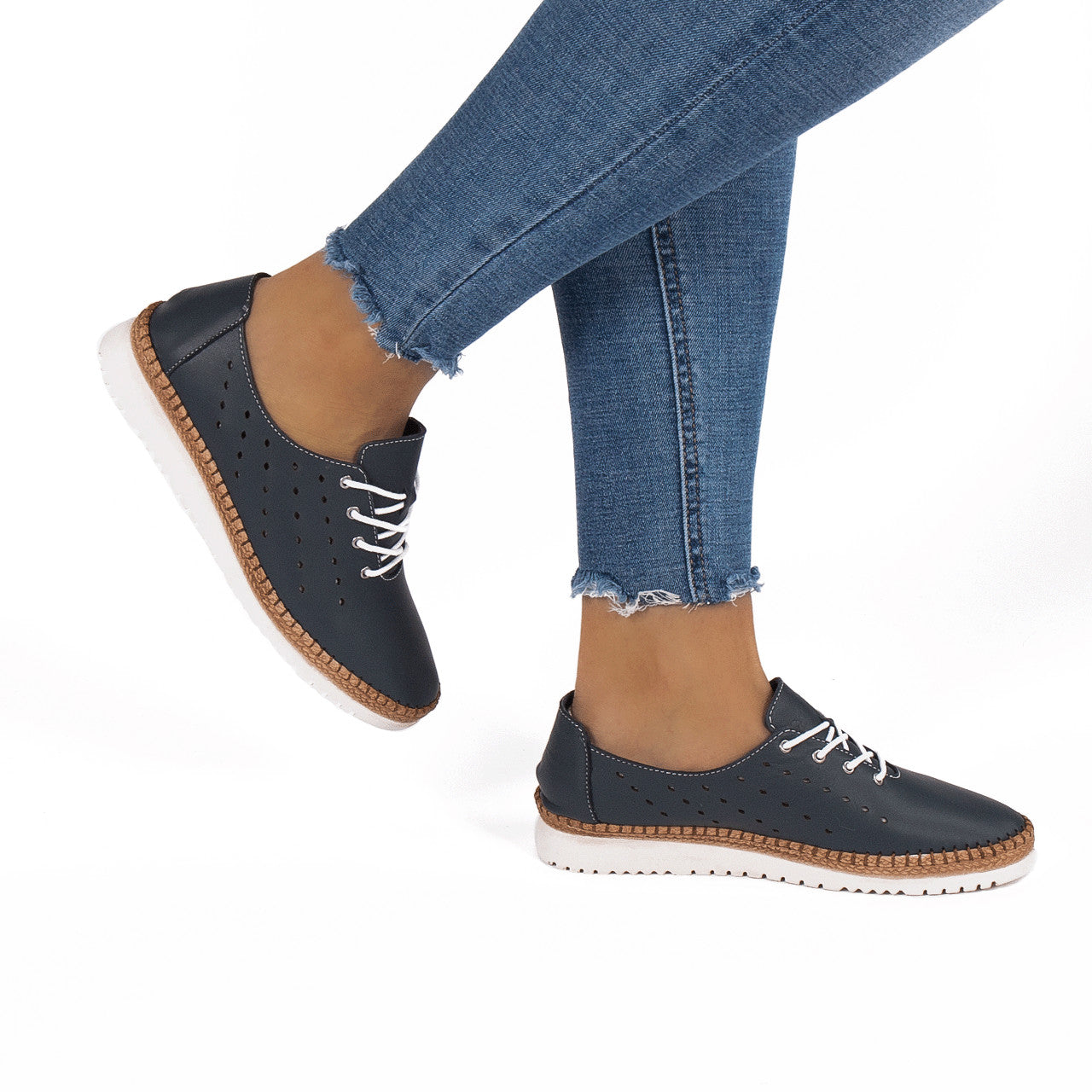 Pantofi dama casual 900 albastru
