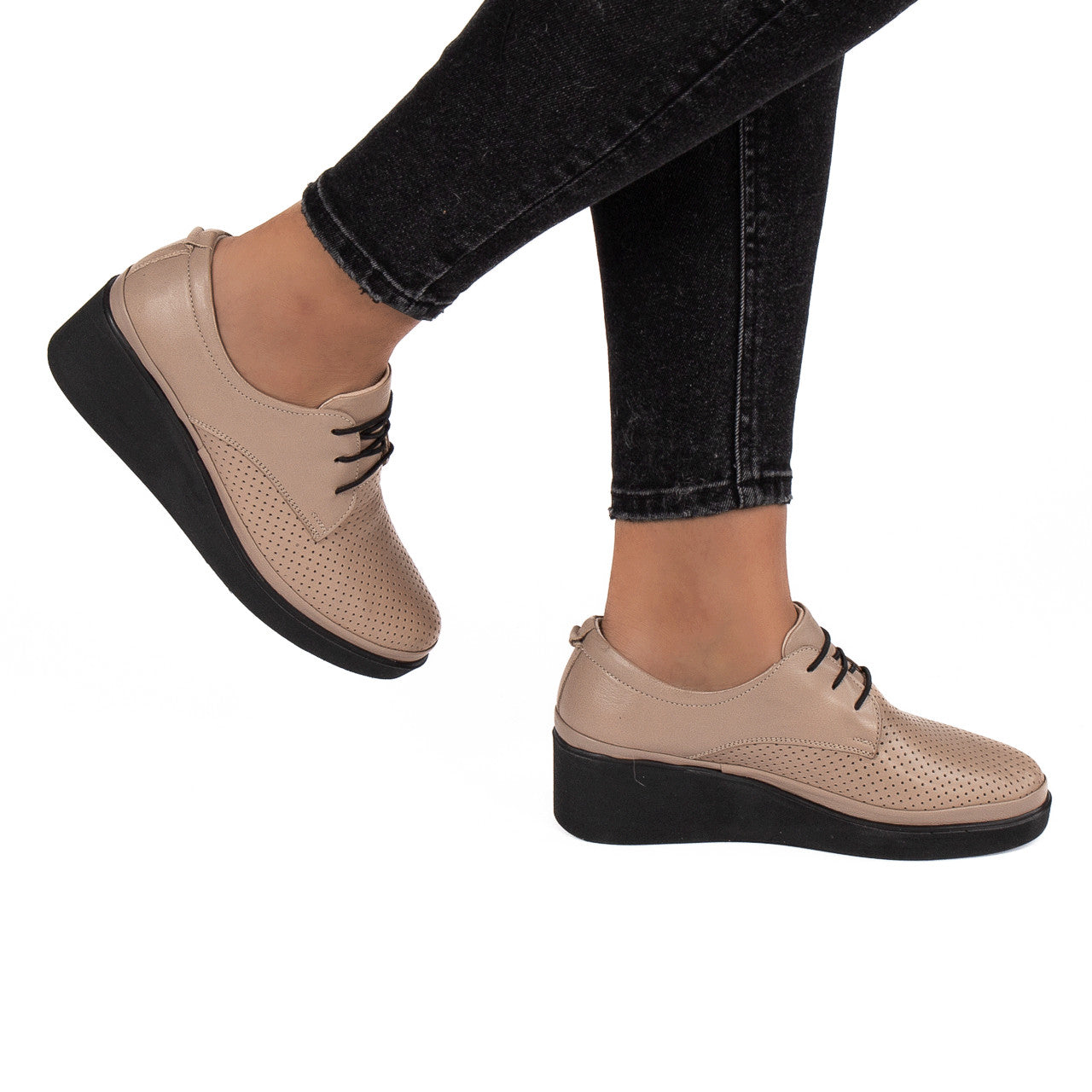 Pantofi dama casual 918-1 vizon