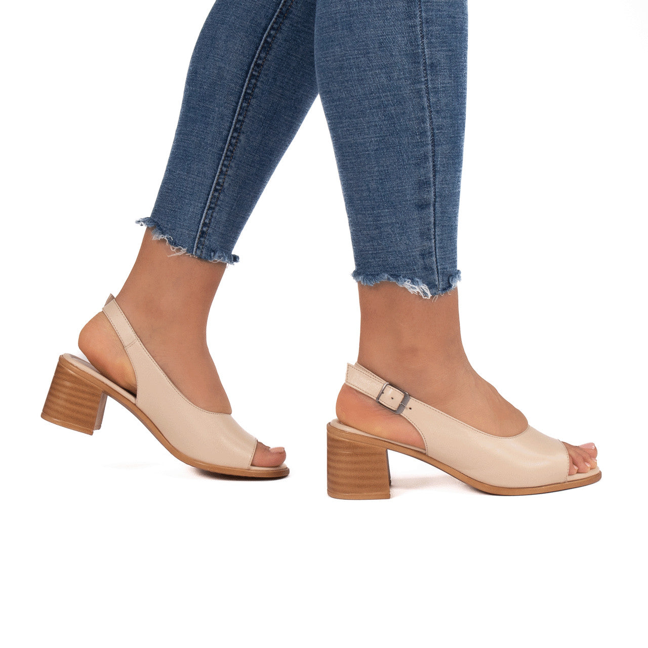 Sandale dama 807 bej