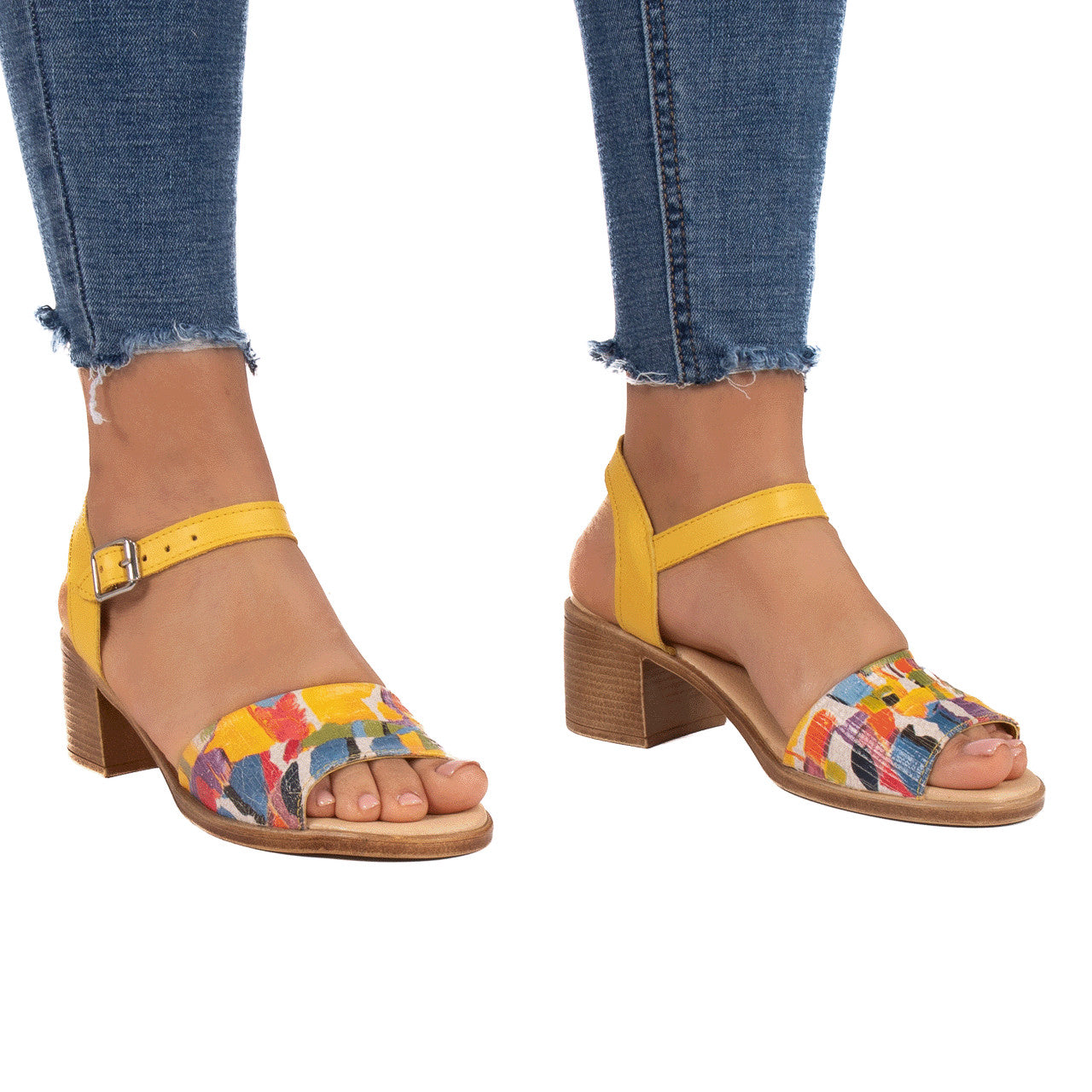 Sandale dama 957 galben