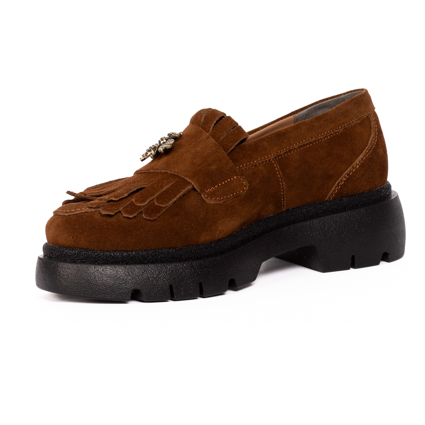 Pantofi dama casual FL maro velur