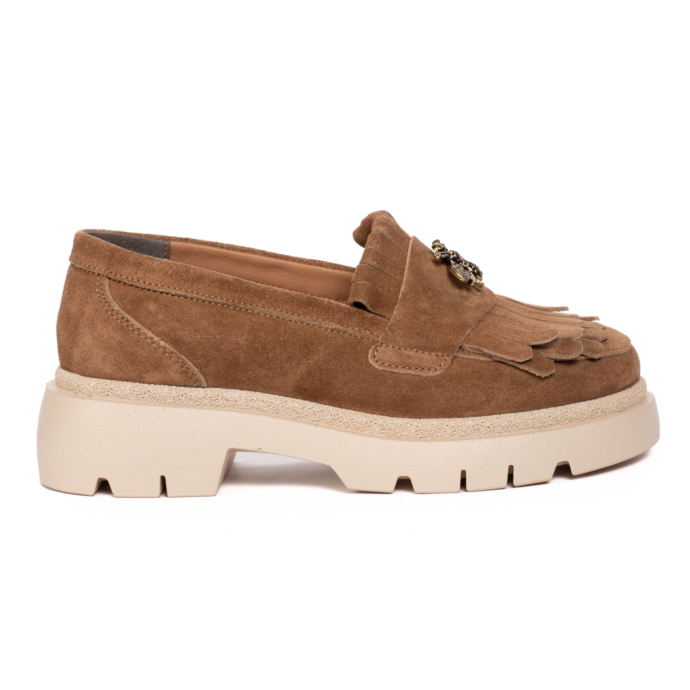 Pantofi dama casual FL bej velur