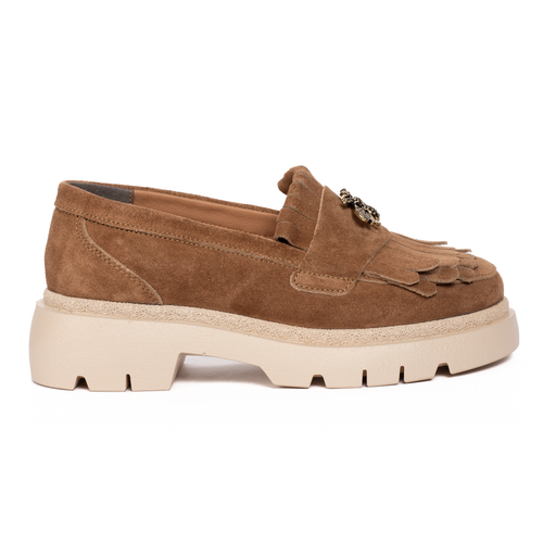 Pantofi dama casual FL bej velur