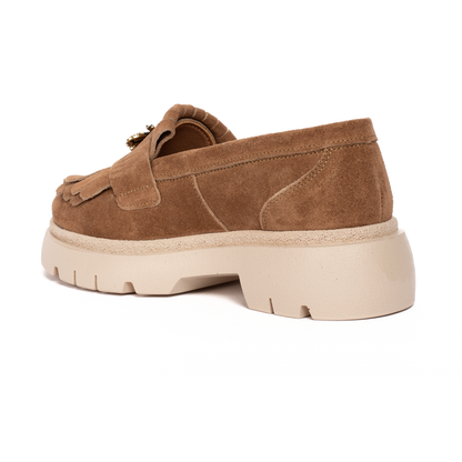 Pantofi dama casual FL bej velur