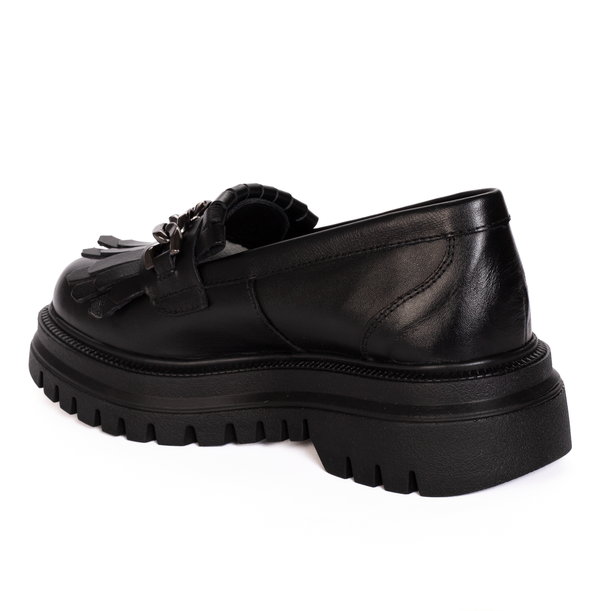 Mocasini Dama Piele Naturala Negri 856
