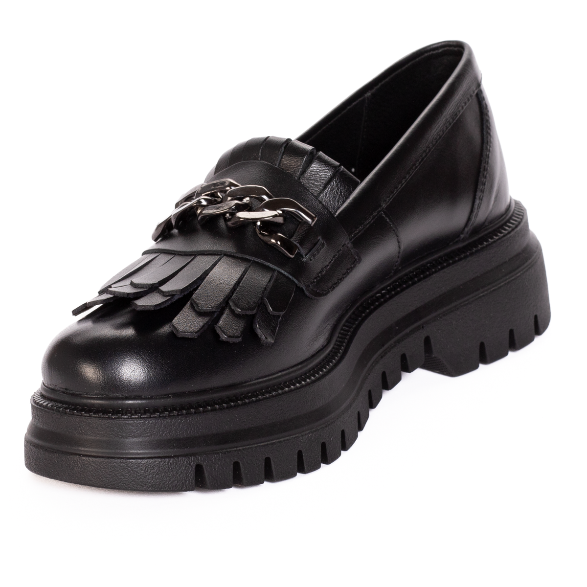Mocasini Dama Piele Naturala Negri 856