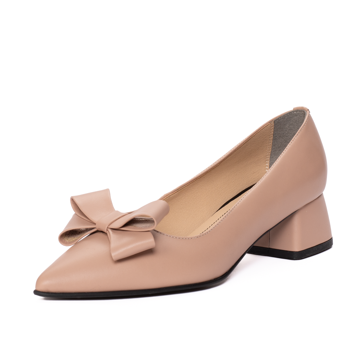 Pantofi Dama Piele Naturala Nude 1460