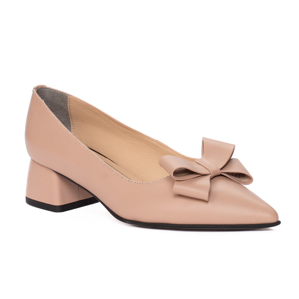 Pantofi Dama Piele Naturala Nude 1460