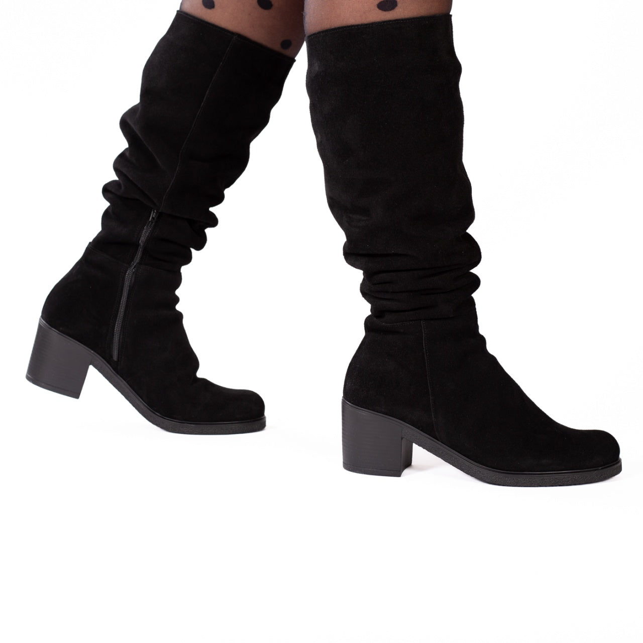 Cizme dama 800 negru velur