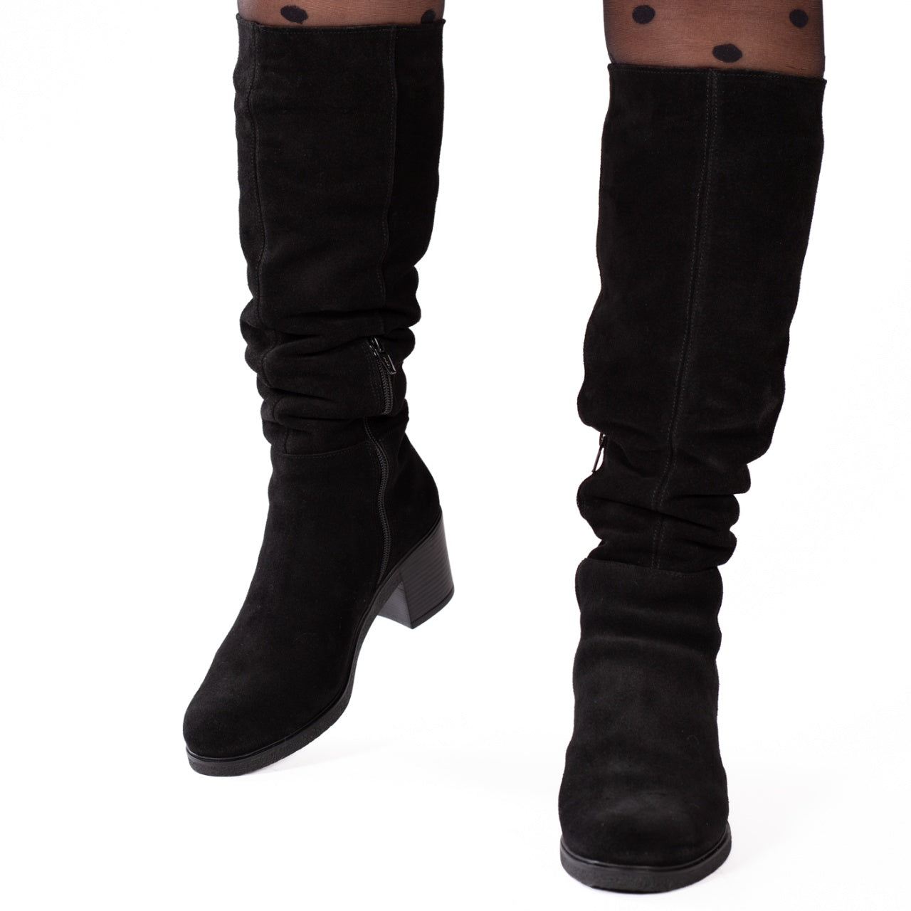 Cizme dama 800 negru velur