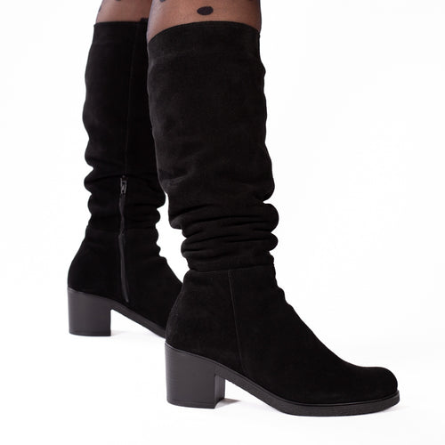 Cizme dama 800 negru velur