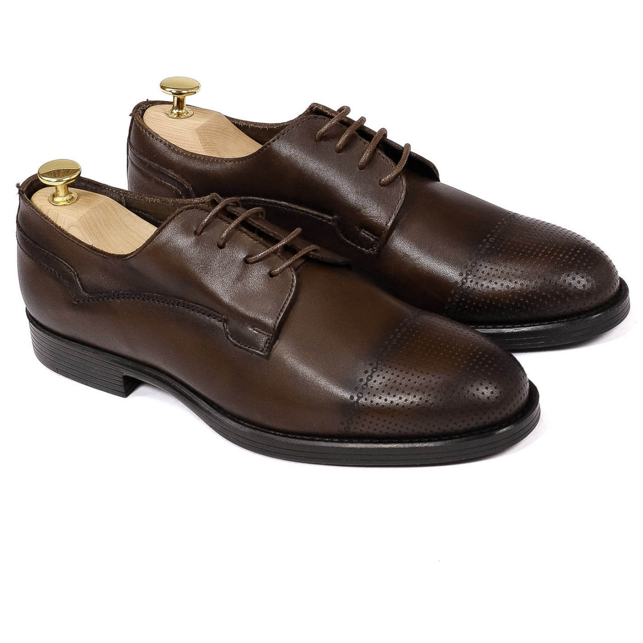 Pantofi barbati eleganti 990 maro