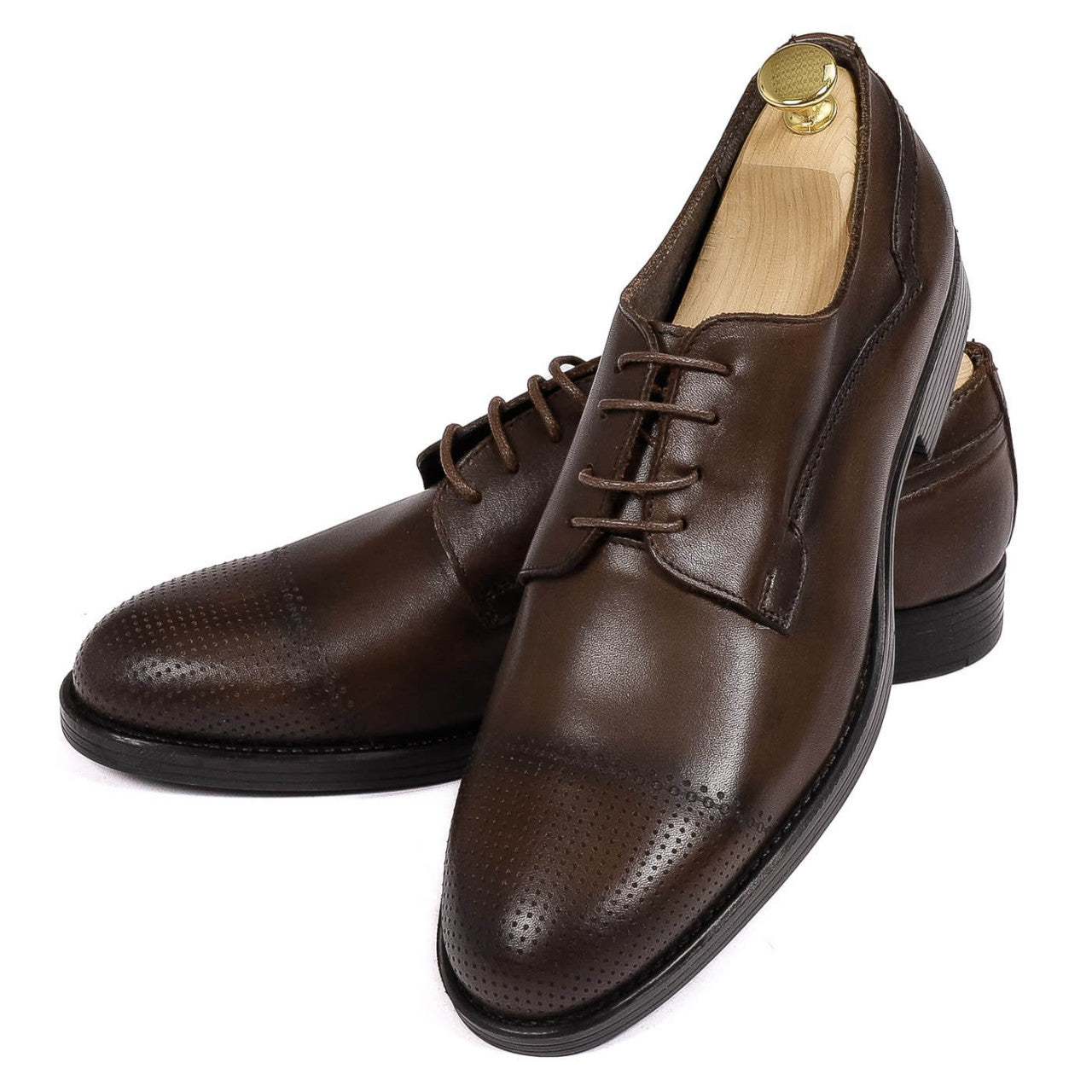 Pantofi barbati eleganti 990 maro