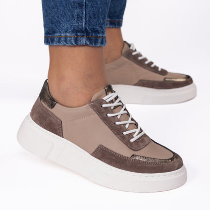 Pantofi casual sport 4228 vizon