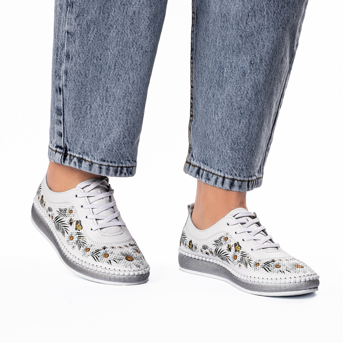Pantofi dama 111 alb