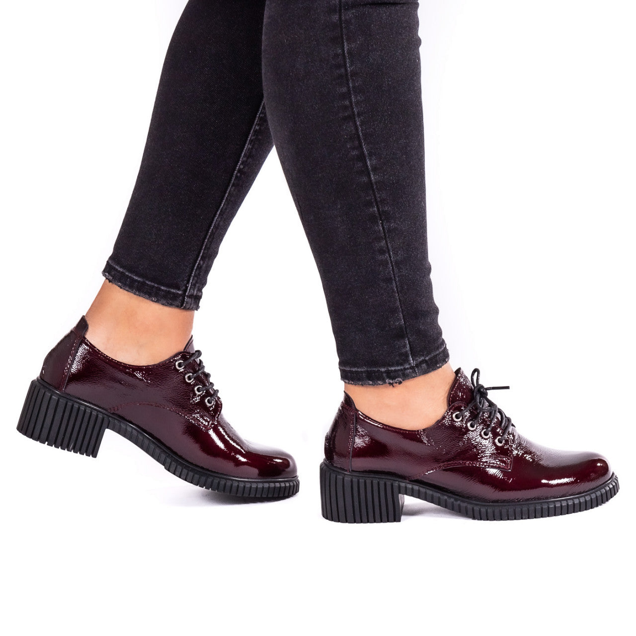 Pantofi dama 836 grena
