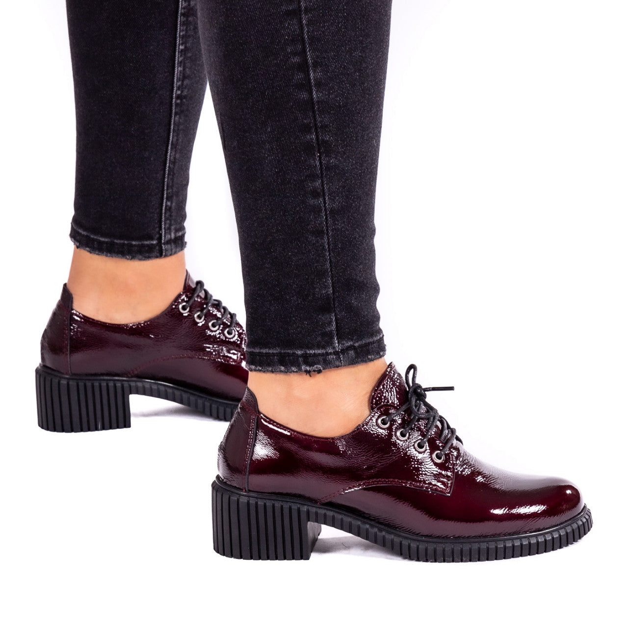 Pantofi dama 836 grena