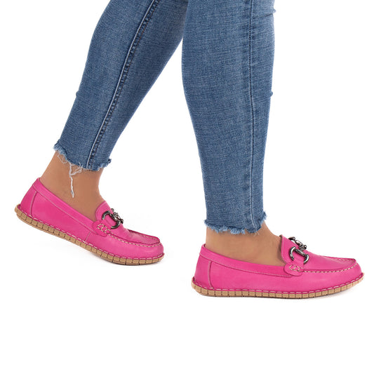 Pantofi dama casual 062 fuxia