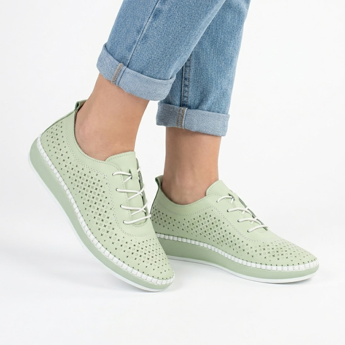 Pantofi dama casual 102 -110 Verde