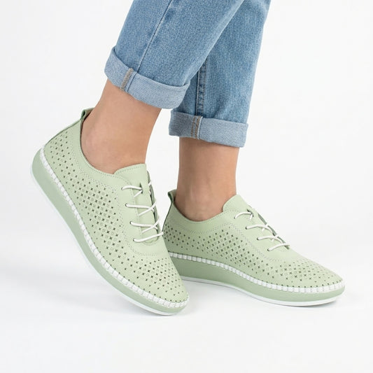Pantofi dama casual 102 -110 Verde