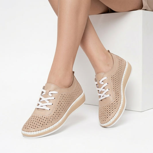 Pantofi dama casual 102 -30110 Bej