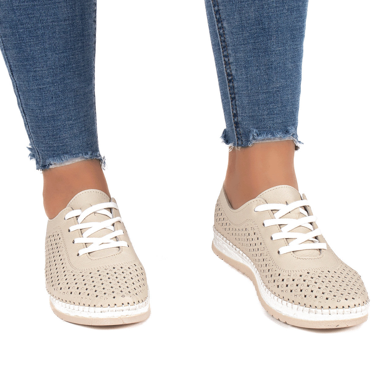 Pantofi dama casual 102 bej