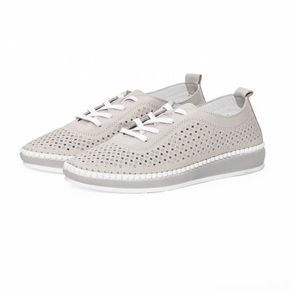 Pantofi dama casual 102 gri deschis