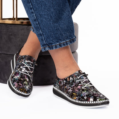 Pantofi dama casual 102 negru KGT