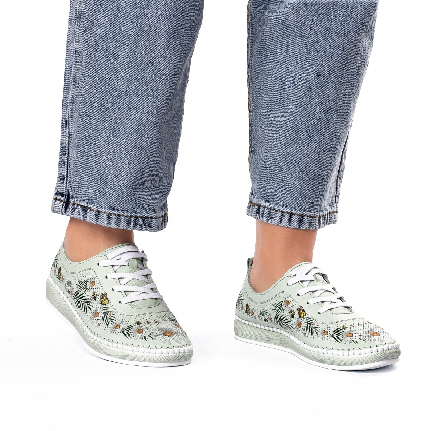 Pantofi dama casual 111 verde
