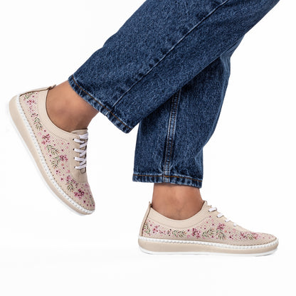 Pantofi dama casual 102 -113 bej