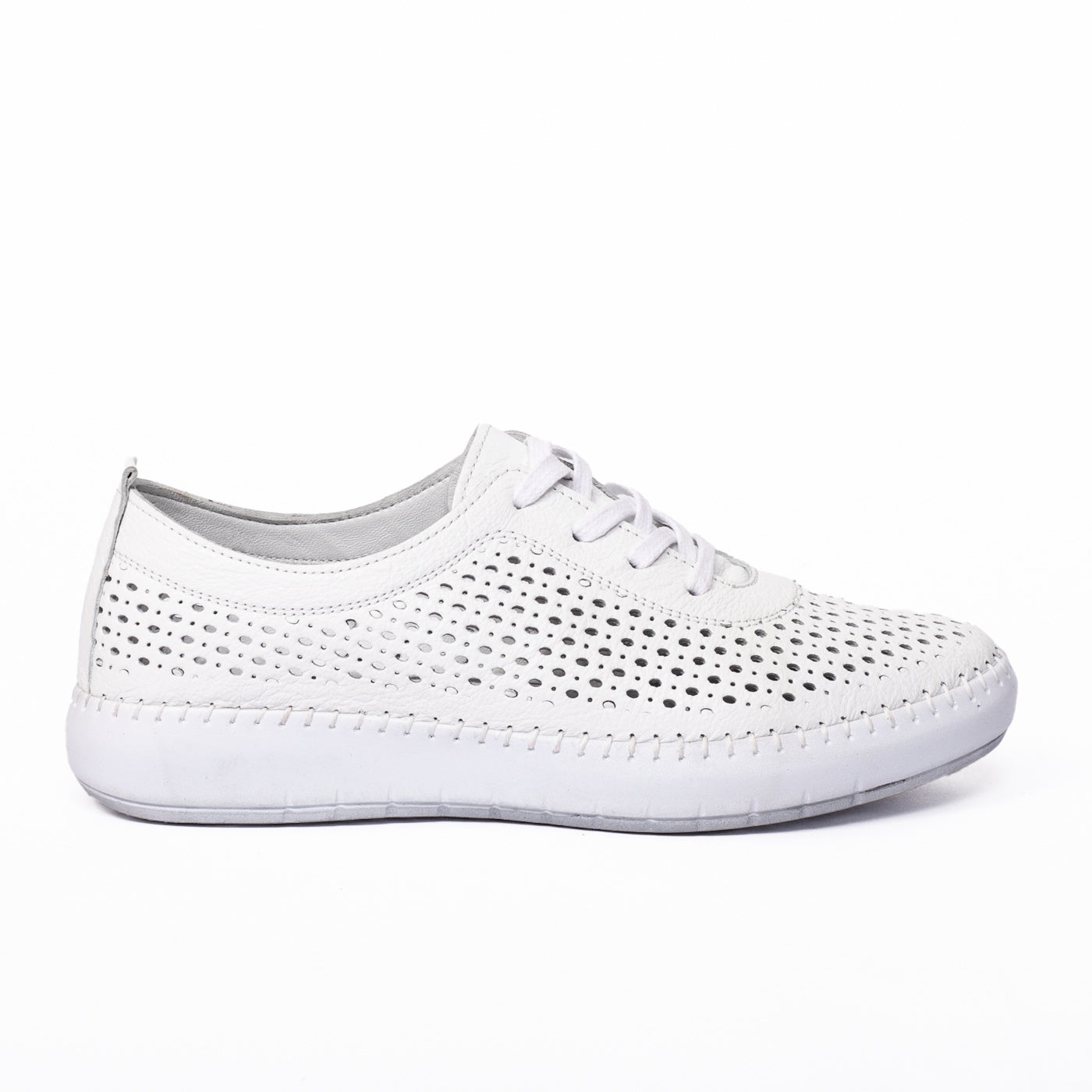 Pantofi dama casual 127 alb