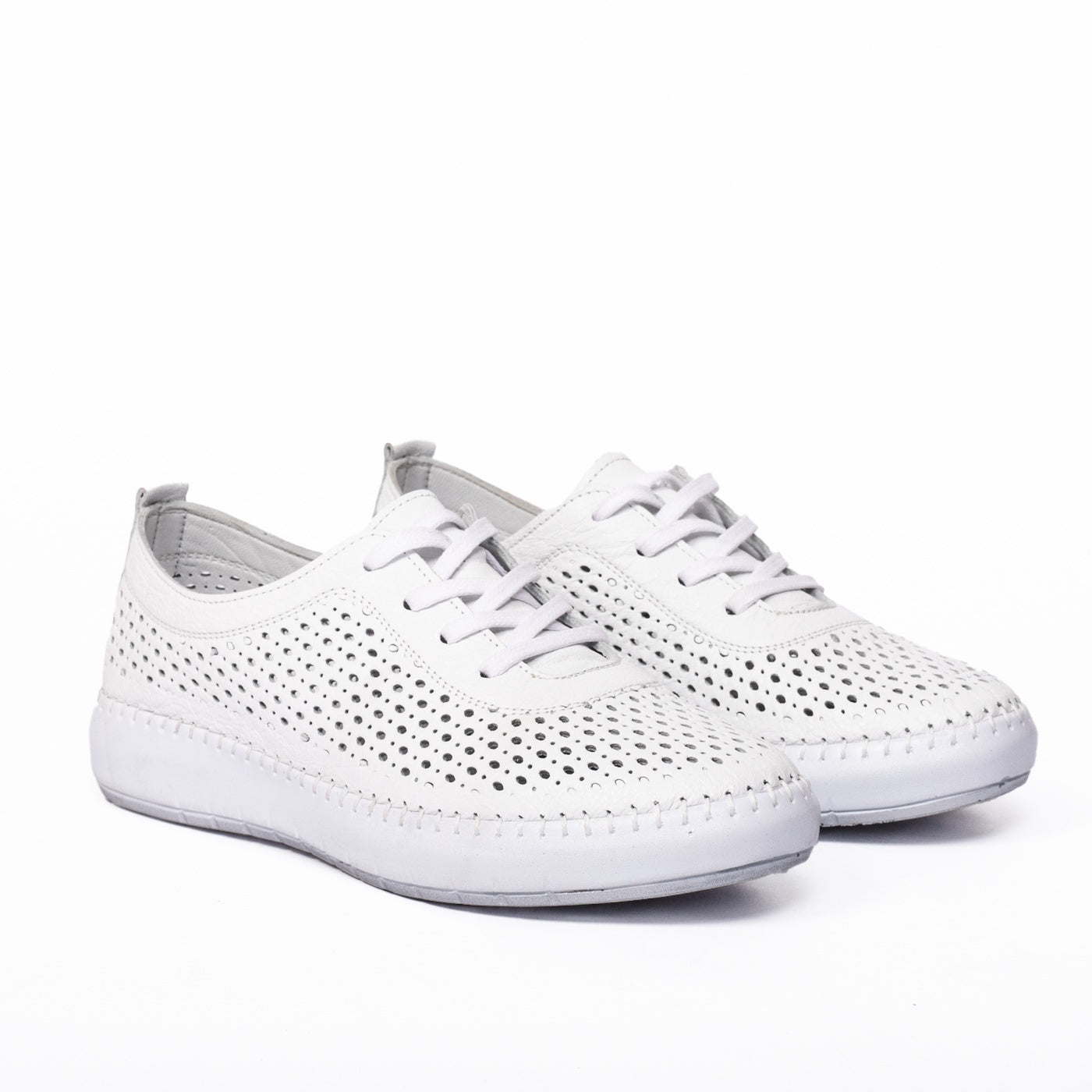 Pantofi dama casual 127 alb