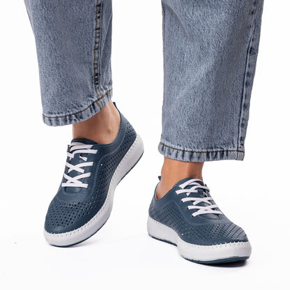 Pantofi dama casual 127 bleumarin