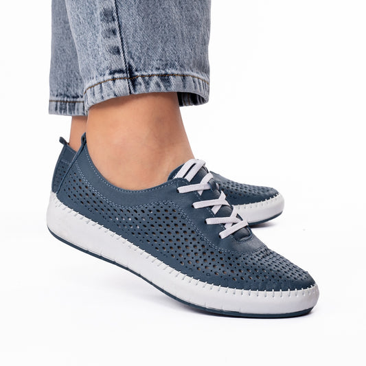 Pantofi dama casual 127 bleumarin