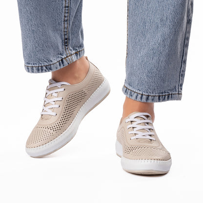 Pantofi dama casual 129 bej