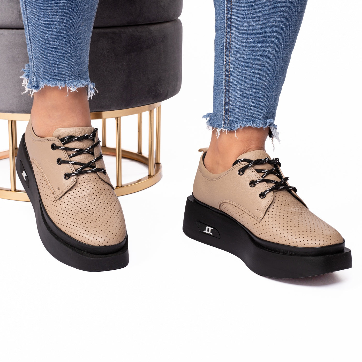 Pantofi dama casual 2050 L bej