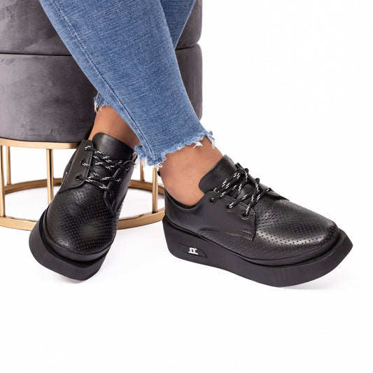 Pantofi dama casual 2050 L negru