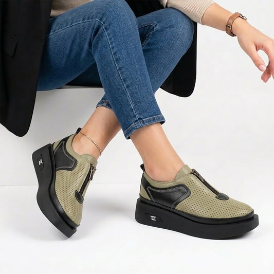 Pantofi dama casual 2051-1 kaki