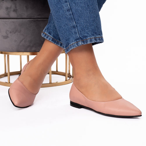 Pantofi dama casual 307-1 nude