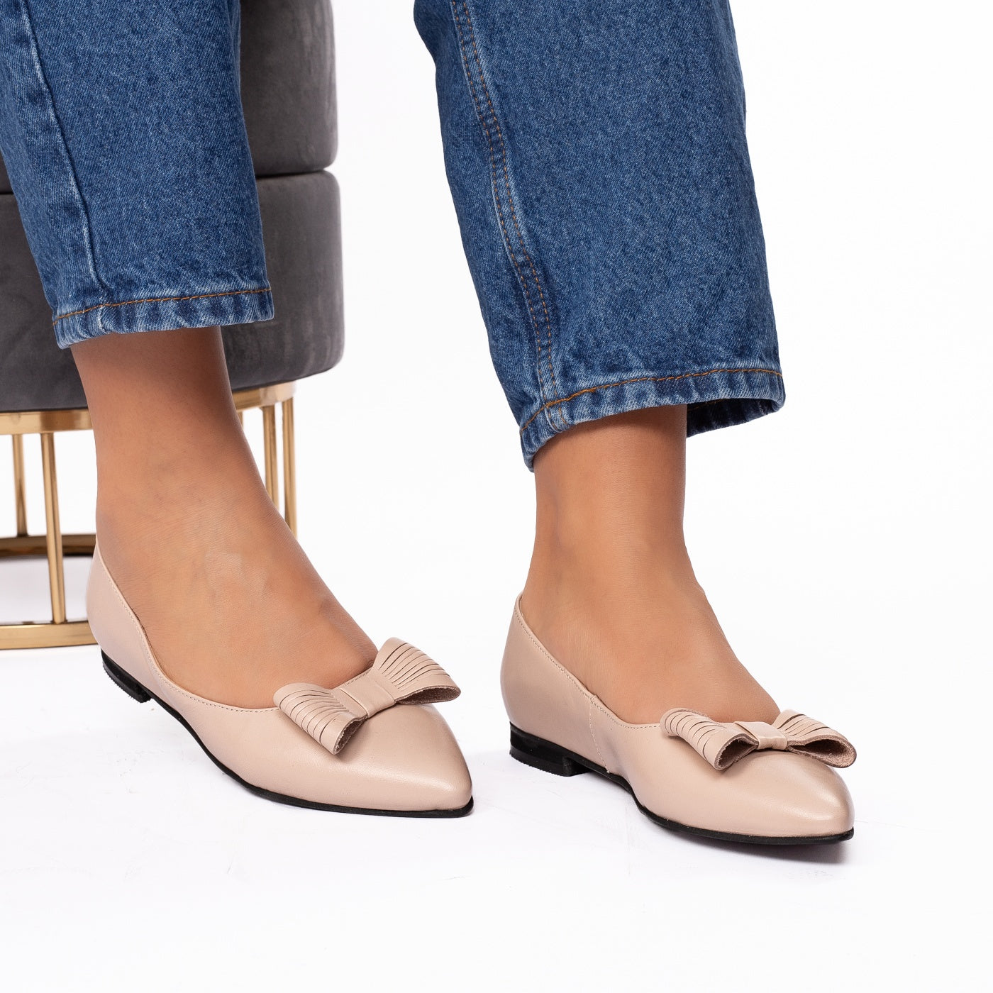Pantofi dama casual 308 nude