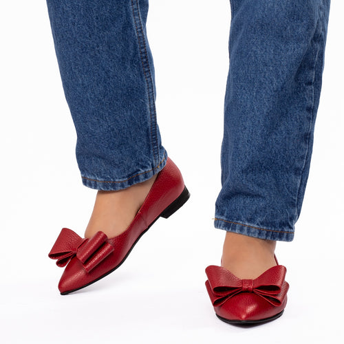 Pantofi dama casual 340 rosu