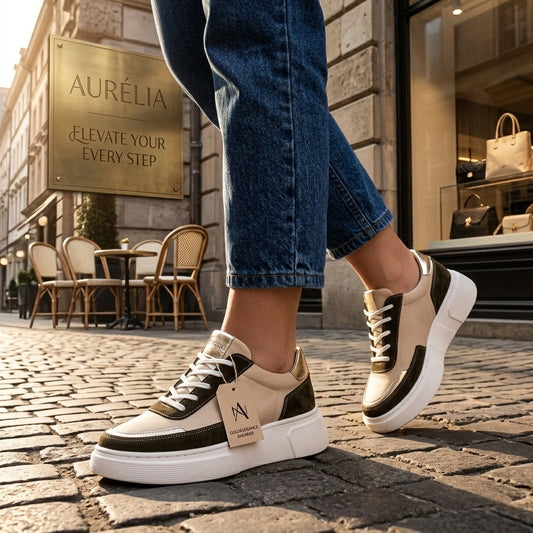 Pantofi dama casual 4228 bej
