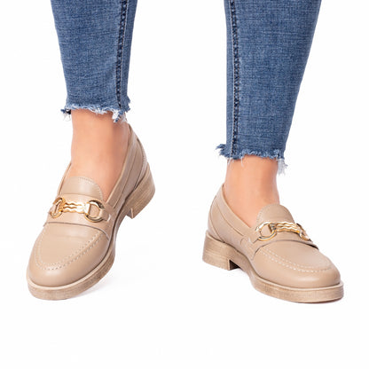 Pantofi dama casual Ale bej