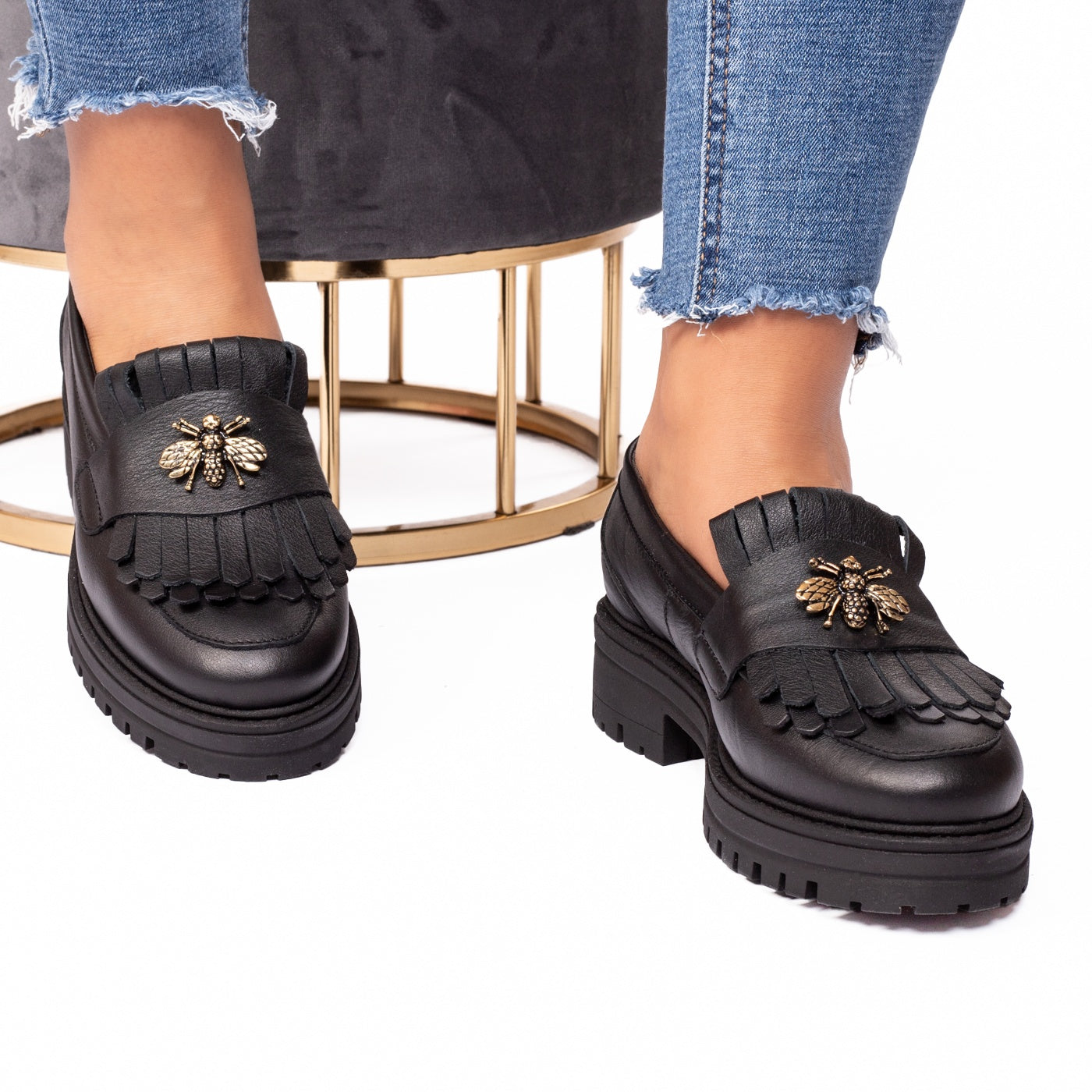Pantofi dama casual FL negru