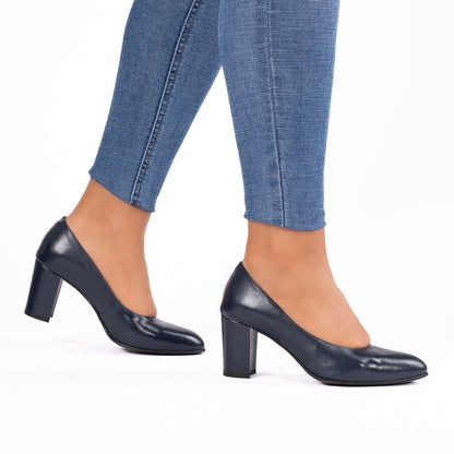 Pantofi dama eleganti 3015 albastru
