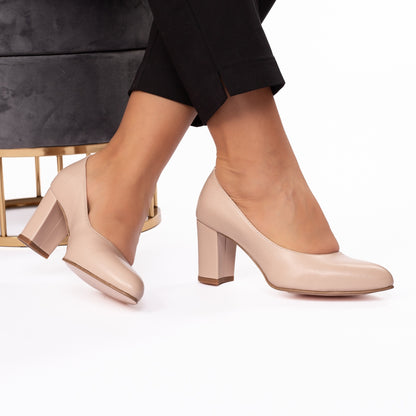 Pantofi dama eleganti 3015 nude