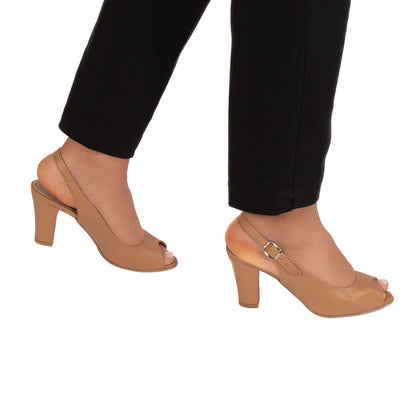 Pantofi eleganti dama 1764 crem