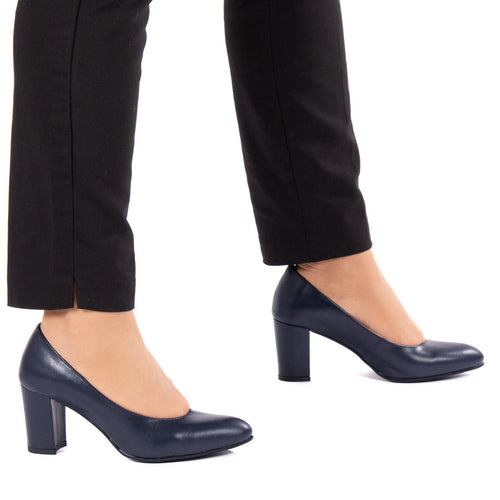 Pantofi eleganti dama 3015 albastru